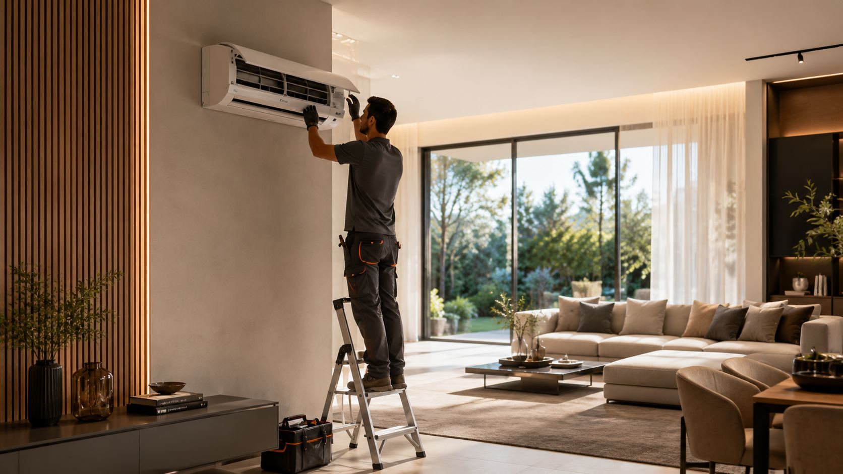 Imagen de climatización y confort en vivienda moderna Horcacor