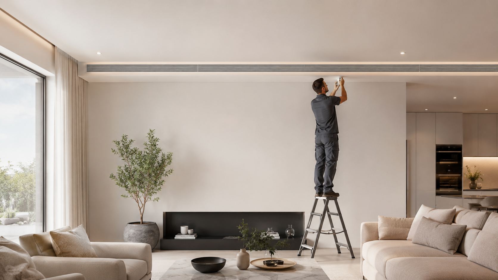Imagen de climatización y confort en vivienda moderna Horcacor